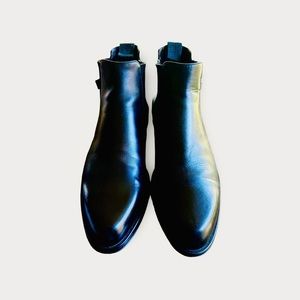 Paciotti Men’s Black Leather Boot  - Size 11